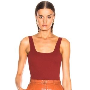 Zeynep Arcay Brick Red Bodysuit - US 6 - NWT